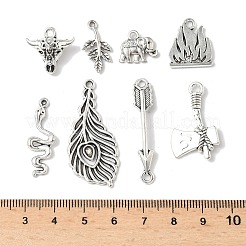 40pcs 8 estilos colgantes de aleación de estilo tibetano&nbsp;TIBEP-FP0001-17