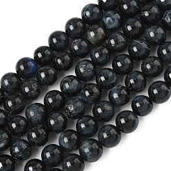 Brins de perles en œil de tigre naturel de Grade B&nbsp;LS-G-F591-18-8mm-03