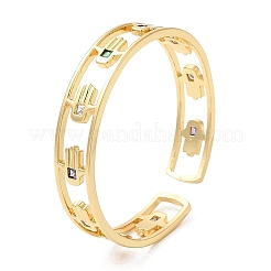 Bunter Zirkonia-Armreif&nbsp;BJEW-D058-03A-G-02