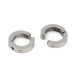 Anlaufgeschützte Ohrclips aus 304 Edelstahl&nbsp;EJEW-M001-10P