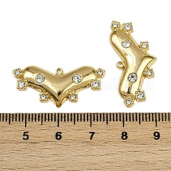 Pendentifs en strass cristal en acier inoxydable 304&nbsp;STAS-L290-08G