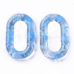 Transparentem Acryl Verknüpfung Ringe&nbsp;OACR-N009-013B-11