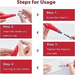 Juegos de herramientas de corte de madera de acero inoxidable&nbsp;TOOL-NB0001-23