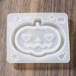 Halloween-Thema Kürbis/Fledermaus/Geist DIY Silikon-Treibsandformen&nbsp;LS-DIY-Q030-04B