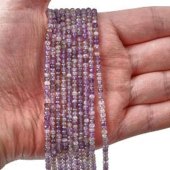 Natürlichen Amethyst Perlen Stränge&nbsp;G-P581-B01-01