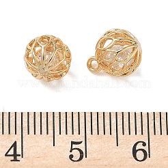 Pendenti in zirconi cubici trasparenti in micro pavè di ottone&nbsp;KK-D261-01G-09