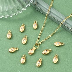 Dijes de latón con micro pavé de circonitas cúbicas transparentes de Shegrace&nbsp;XGRQ7H210-958G