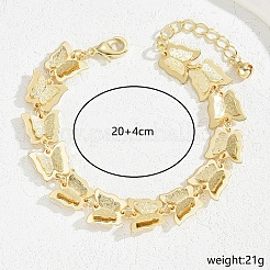 Bracelets de cheville en chaîne papillon en fer pour femmes&nbsp;FE7328