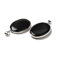Pendentifs en obsidienne naturelle&nbsp;G-M415-01P-01