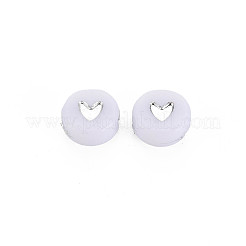 Perles acryliques plaquées&nbsp;X-PACR-R242-02