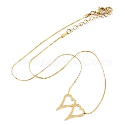 Colliers pendentifs en acier inoxydable 304&nbsp;NJEW-K266-03A-G