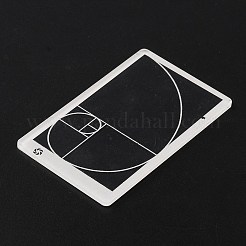 Goldener schnitt kunststoff fibonacci zusammensetzung sucher&nbsp;AJEW-WH0314-468A