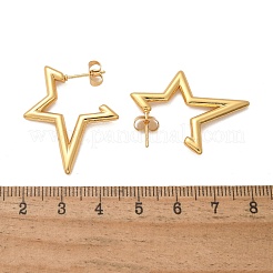 Ohrstecker aus 304 Edelstahl&nbsp;EJEW-L296-003G