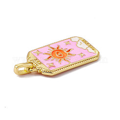 Pendentifs d'émail en alliage&nbsp;X-ENAM-D042-01C