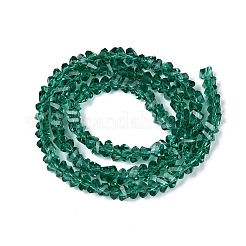 Abalorios de vidrio transparente hebras&nbsp;GLAA-N018-3mm-14
