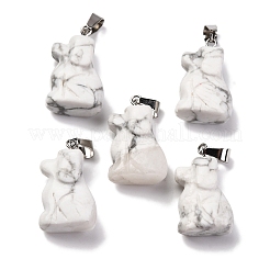 Pendentifs en pierres précieuses mixtes naturels et synthétiques&nbsp;G-B127-07P