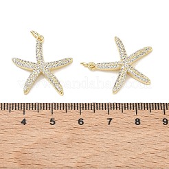 Messing micro pave klare zirkonia anhänger&nbsp;KK-C257-03G