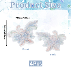 Polyester-Applikationsstickerei&nbsp;DIY-WH20055-026B