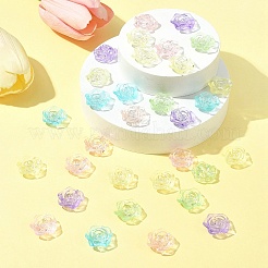 180pcs 6 Farben transparente Acrylperlen&nbsp;OACR-FS0001-91
