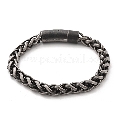 304 Edelstahl Weizenketten Armbänder für Frauen Männer&nbsp;BJEW-A031-04D-AS