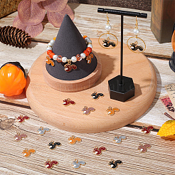 50 Stück 5 Farben Legierung Emaille Anhänger&nbsp;ENAM-SC0004-07