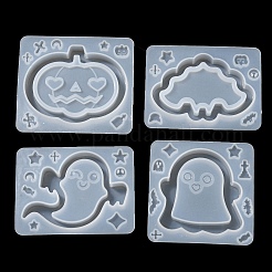 Halloween-Thema Kürbis/Fledermaus/Geist DIY Silikon-Treibsandformen&nbsp;DIY-Q030-04B