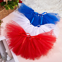 3 Stück 3 Farben Polyester Haustier Hund Tutu Rock&nbsp;AJEW-FH0006-75
