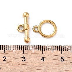 Placcatura ionica (ip) fermagli ad anello in acciaio inossidabile 304&nbsp;STAS-A092-09G-G