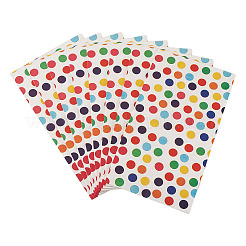 12 sachet à bonbons rectangulaire en papier aux couleurs de l'arc-en-ciel&nbsp;ABAG-TA0002-34A