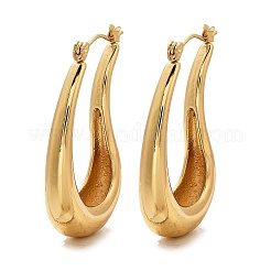 Orecchini a cerchio in acciaio inossidabile 304&nbsp;EJEW-M105-06G