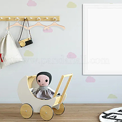 12 cintre en bois pour vêtements de poupée&nbsp;AJEW-GO0001-22B