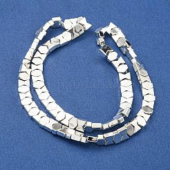 Galvanisierte synthetische nichtmagnetische Hämatitperlenstränge&nbsp;G-C136-A01-04