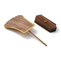Espositori porta collane in legno a forma di foglia&nbsp;ODIS-B002-05A