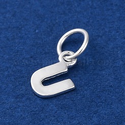 925 Buchstabenanhänger aus Sterlingsilber.&nbsp;LS-STER-C012-01S-U
