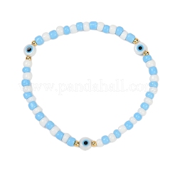 2 bracelet extensible en perles de rocaille en verre pour femme&nbsp;BJEW-JB11693