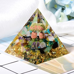 Générateurs d'énergie de résine de pyramide d'orgonite&nbsp;PW-WG195AB-01