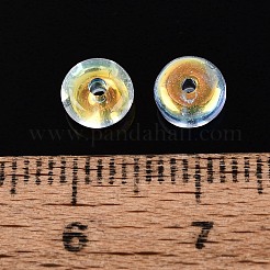 Peinture de cuisson électroplaquée perles de verre transparentes&nbsp;EGLA-Q141-01A-A13