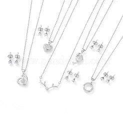 304 Edelstahl Schmucksets&nbsp;SJEW-F211-04-P