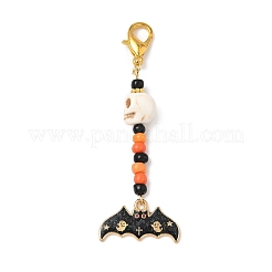 Decoraciones colgantes de esmalte de aleación de tema de halloween&nbsp;HJEW-MZ00286