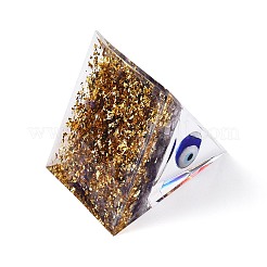 Générateurs d'énergie en résine époxy pyramidale d'orgonite&nbsp;DJEW-N003-05