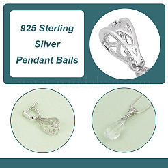 2 pezzo di cauzione per ciondolo in argento sterling&nbsp;STER-BC0002-55A