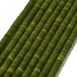 Natürliche chinesische Jadeperlenstränge aus dem Süden&nbsp;G-P575-B49-6x1mm
