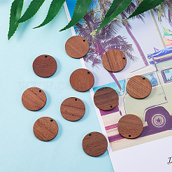Pendentifs en bois de noyer&nbsp;WOOD-CJ0001-27A