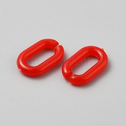 Anneaux de liaison acryliques opaques&nbsp;SACR-WH0001-37D