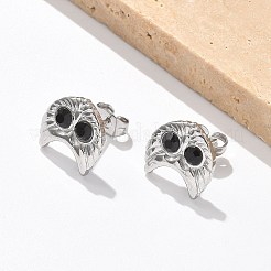 Pendientes de botón de acero inoxidable 304&nbsp;EJEW-F361-02P