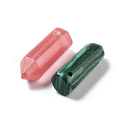 Natürliche & synthetische Edelsteinmischspitzanhänger&nbsp;G-P520-09