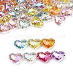 Chapado ab color perlas acrílicas transparentes&nbsp;PACR-CJ0001-15