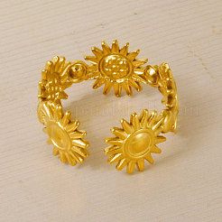 Verstellbare Manschettenringe aus Edelstahl 304 mit offenen Ringen&nbsp;LY0879-2