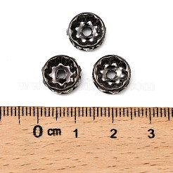 Messing Strass Zwischen perlen&nbsp;RB-A014-Z10mm-01B