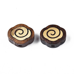 Ungefärbte Naturholzperlen&nbsp;WOOD-N013-008